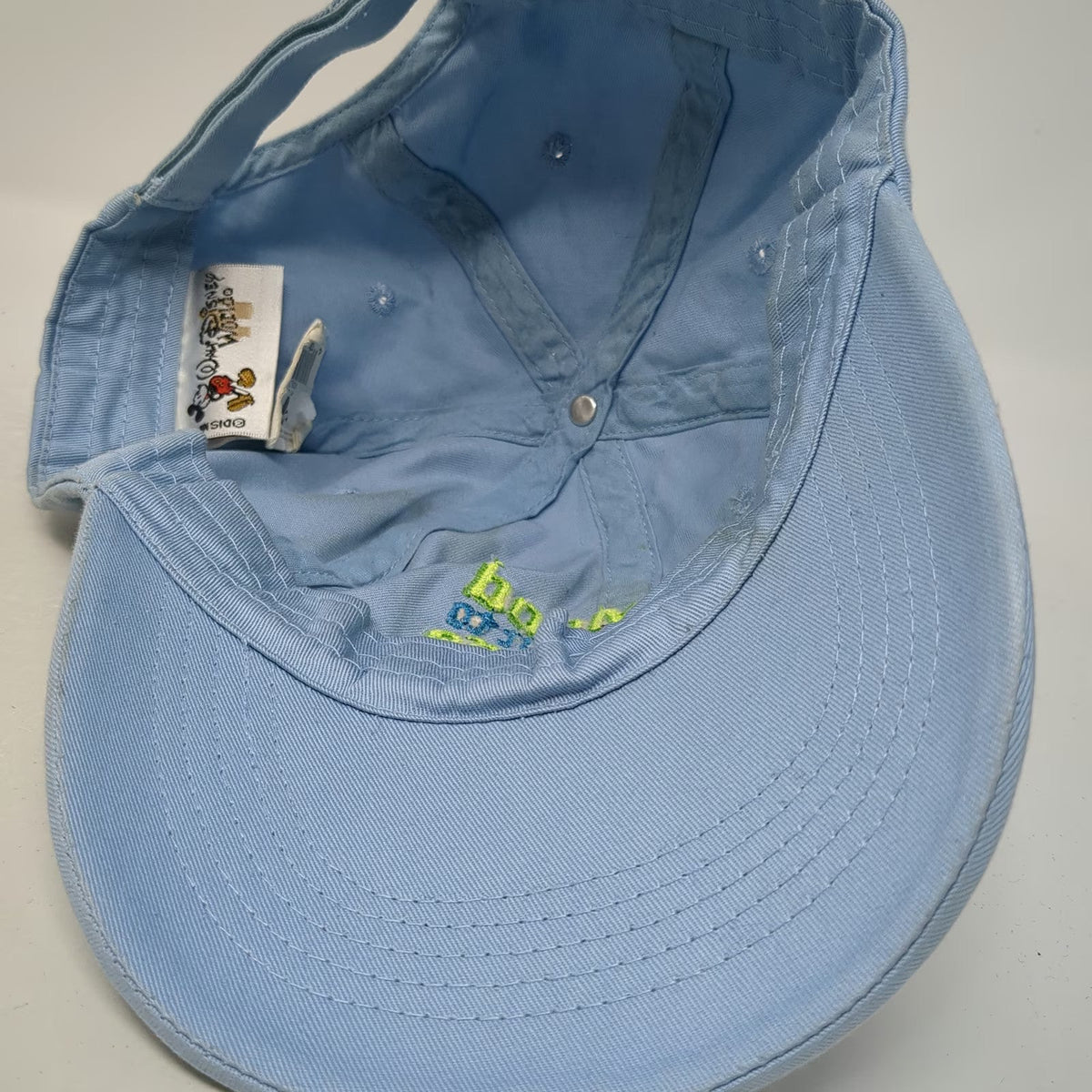 Walt Disney World Baseball Cap Blue One Size Tinker Bell Mood Change Embroidery