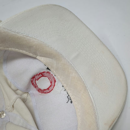 T.I. 5 Panel White One Size Hat Snapback Lucent Technologies Bell Labs Rope