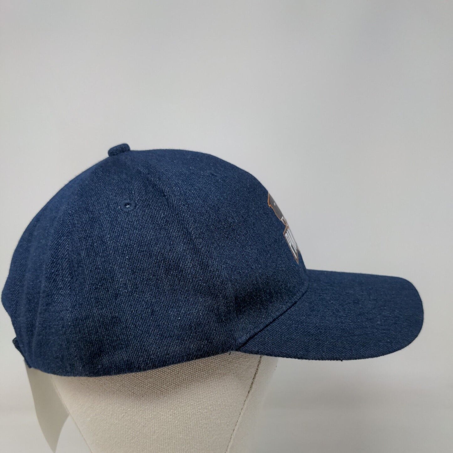 Panthers Strapback Hat Blue OSFA Adjustable Graphic Print Vitronic W/Tags
