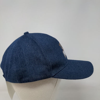 Panthers Strapback Hat Blue OSFA Adjustable Graphic Print Vitronic W/Tags