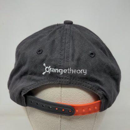 Orange Theory Snapback Hat Gray One Size Embroidered 6 Panel Adjustable