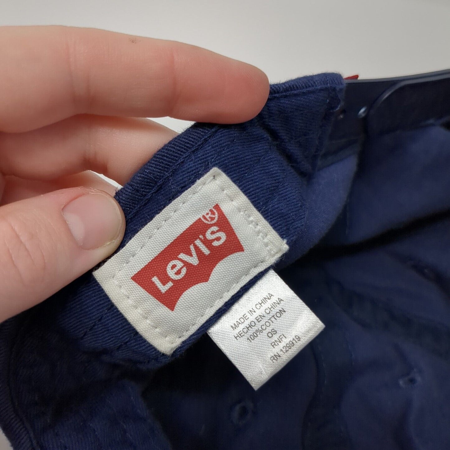 Levi Strauss & Co. Social Club Snapback Hat Multi One Size Colorblock