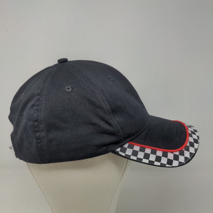 ArmyCrew Men's Strapback Hat Black Checkered Size 58CM 100% Cotton