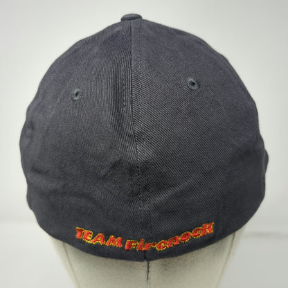Gray Baseball Cap One Size Science of Archery Firenock Red Stitching Hat