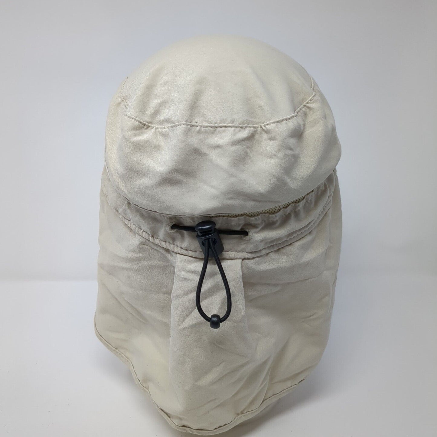 Unbranded Trapper Hat Tan OS Adjustable Drawstring Ear Flaps Blank Polyester