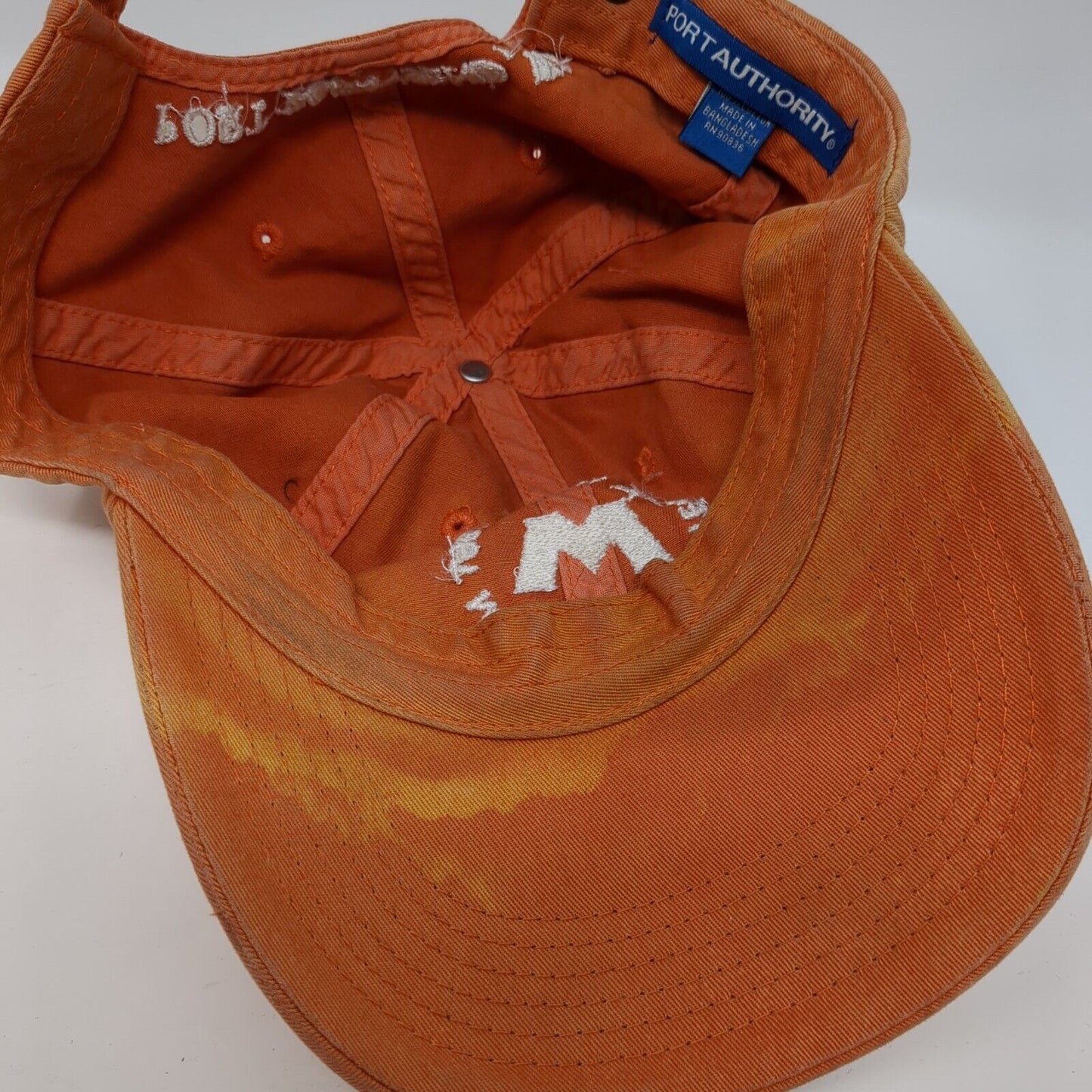 Northwest Maritime Center Slideback Hat Orange One Size Port Townsend