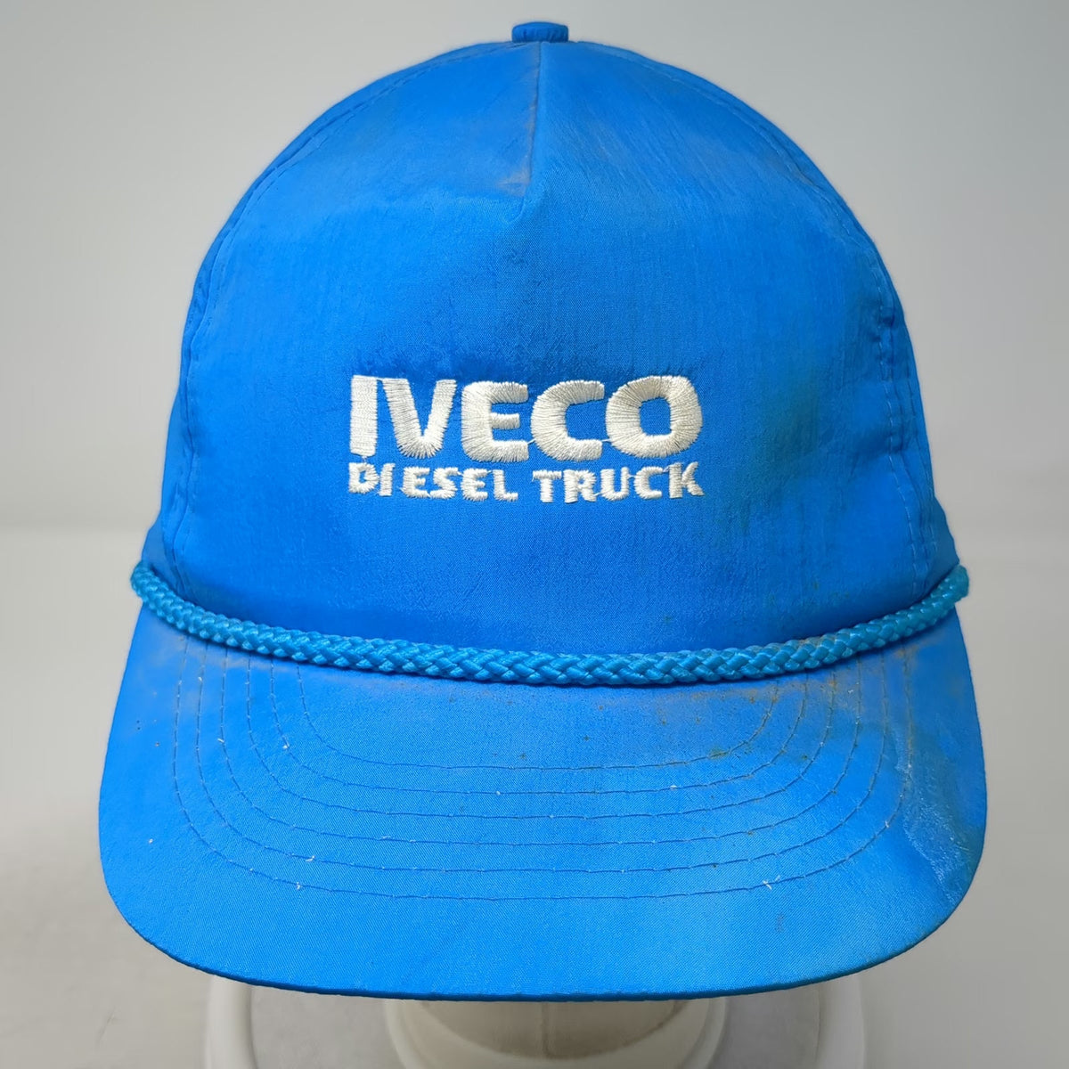 Southern Trucker Blue Hat IVECO Diesel Truck Rope Snapback USA Logistics Vintage