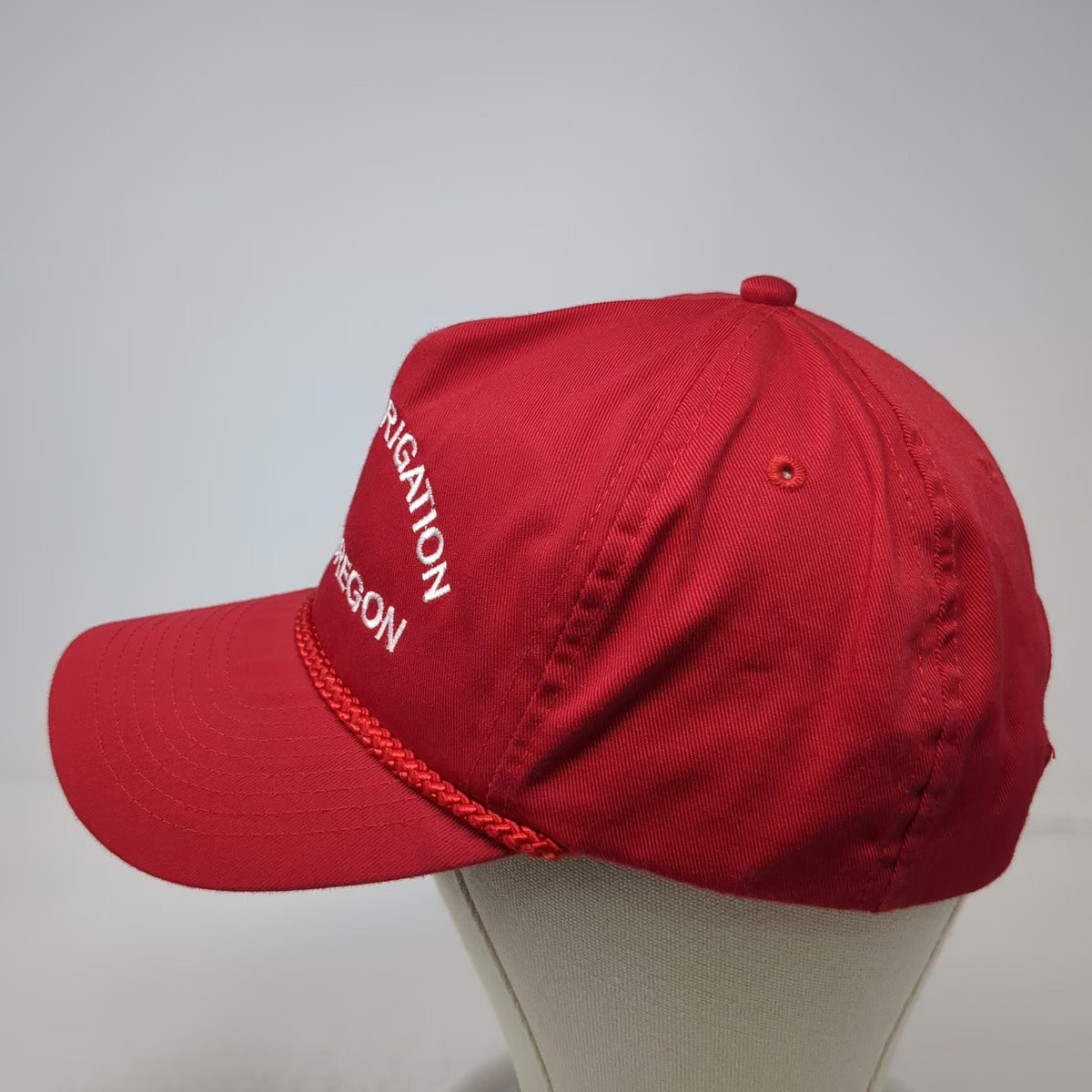 OTTO 5 Panel Red Hat One Size Snapback Owyhee Irrigation Nyssa Oregon Poly