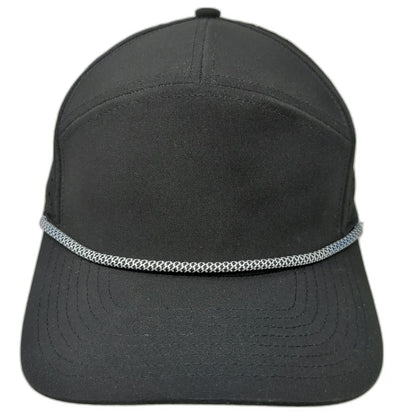 SX Hats Thirst Project Trucker Hat Black One Size Laser Cut Rope Snapback Mesh