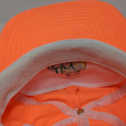 Otto 5 Panel Orange One Size Sumner Tractor Rope Hat Slideback Embroidered