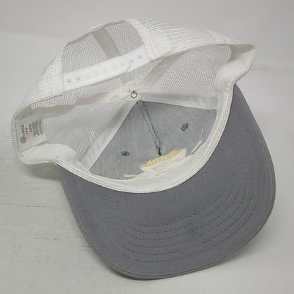 Quake City Caps 5 Panel Gray One Size Mesh Snapback Simplot Free Fryday Hat