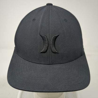 Hurley Baseball Cap Black M Flexfit Dri-FIT Buckle Exclusive Stretch Hat