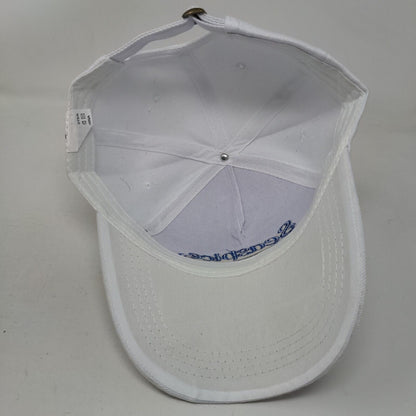 Seaspice Resort Wear Slideback Hat White One Size Embroidered 6 Panel