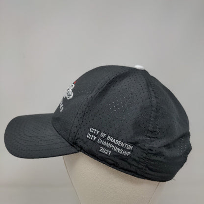 River Run Golf Links Strapback Hat Black One Size City Of Bradenton