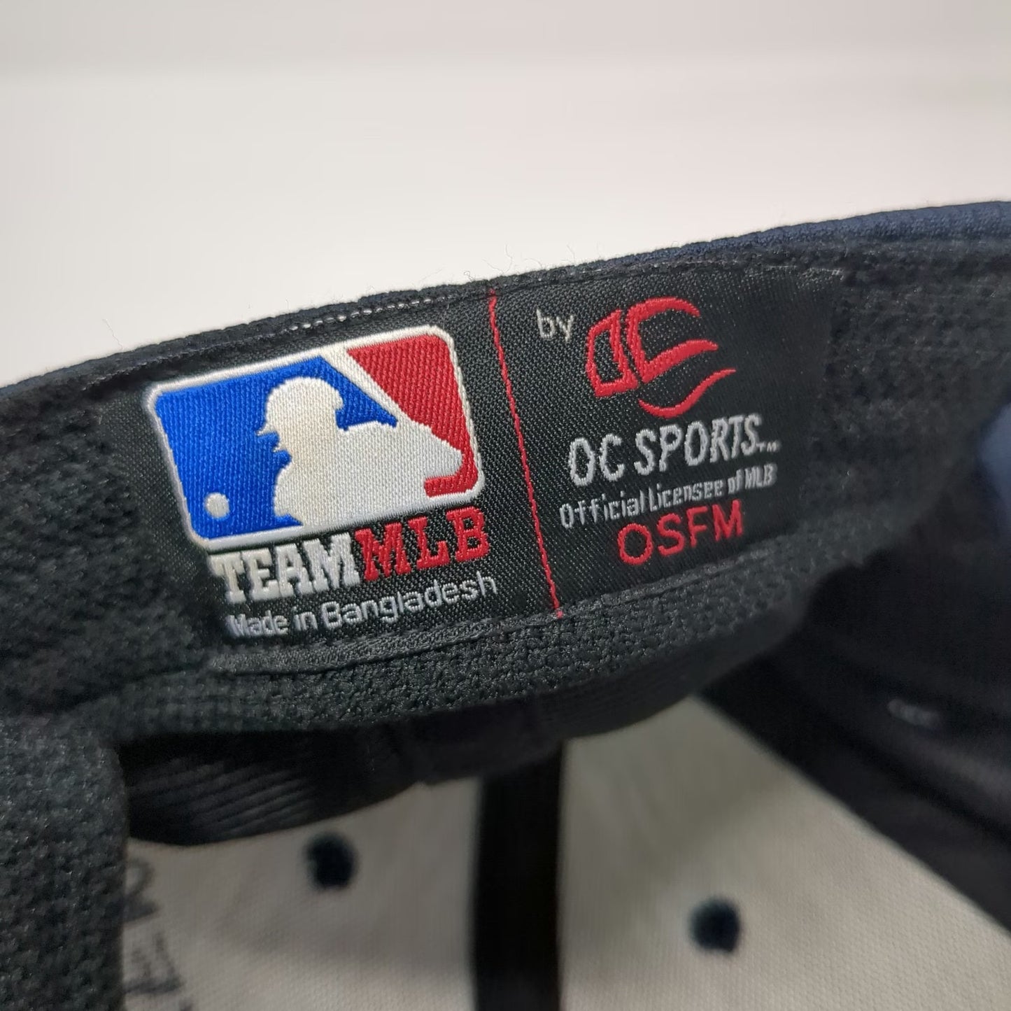 MLB Cleveland Indians OC Sports Baseball Cap Blue Red One Size Strapback Hat