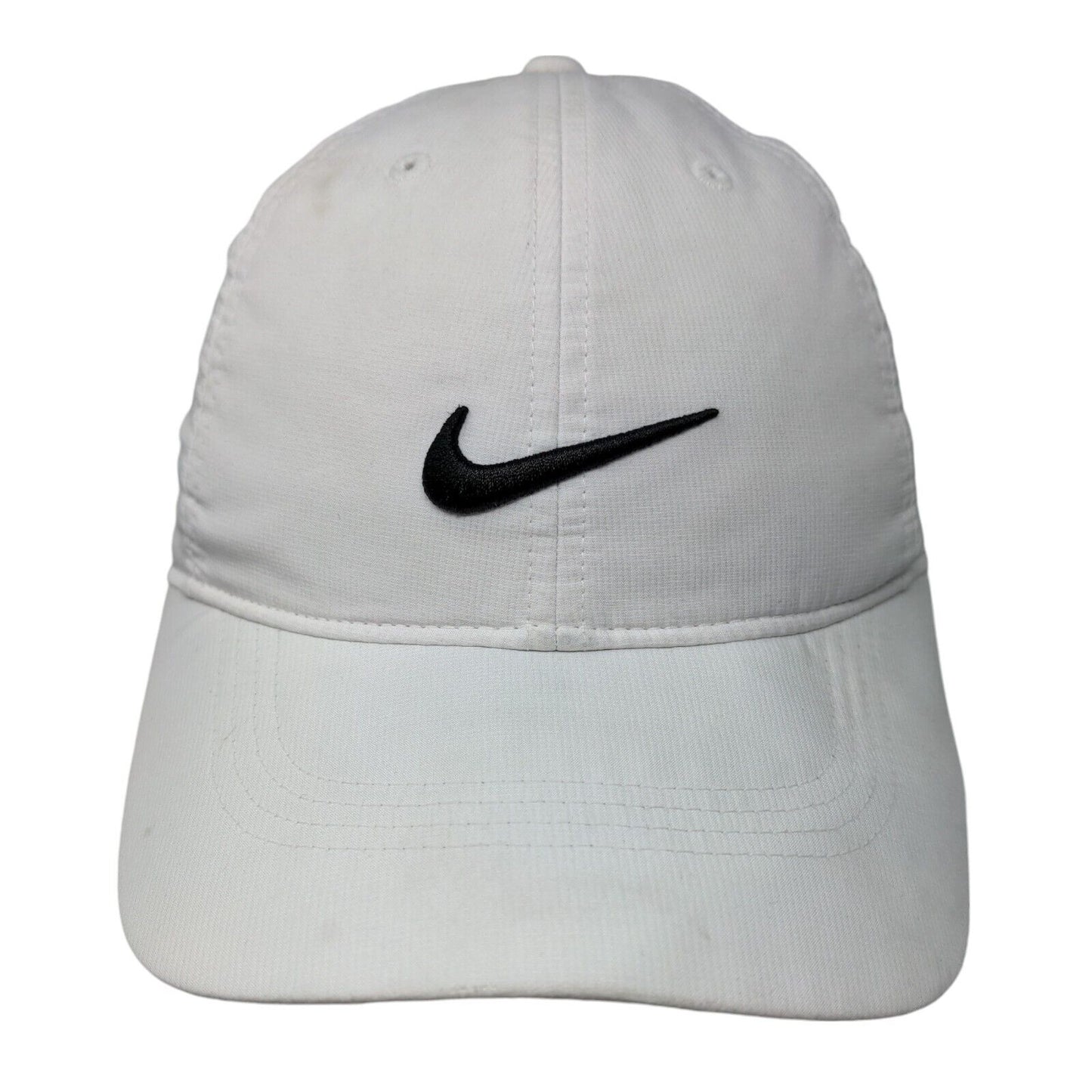 Nike Southern Wesleyan University Warriors Strapback Hat White OSFM Embroidered