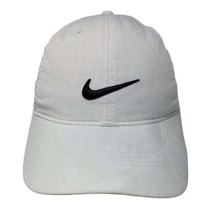 Nike Southern Wesleyan University Warriors Strapback Hat White OSFM Embroidered