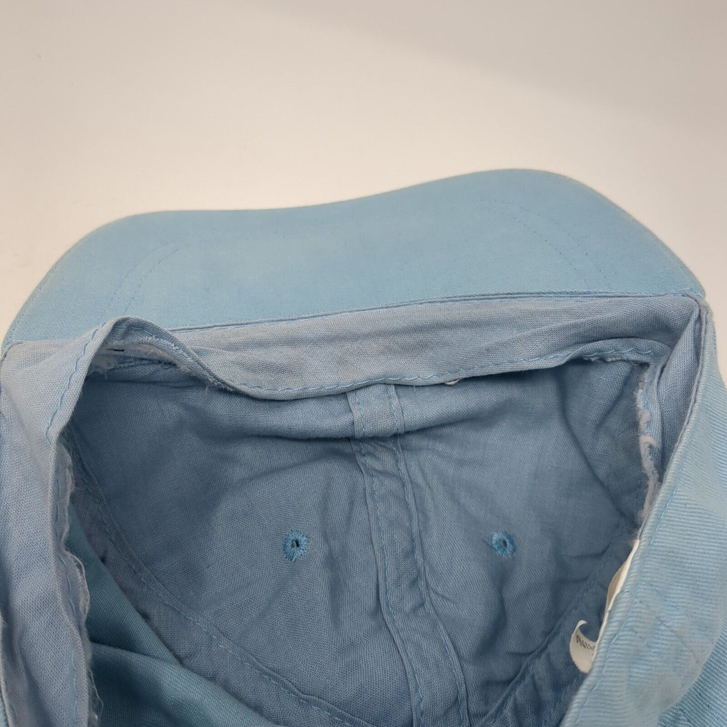 Unbranded Slideback Hat Blue 57cm Adjustable Solid 6 Panel Blank