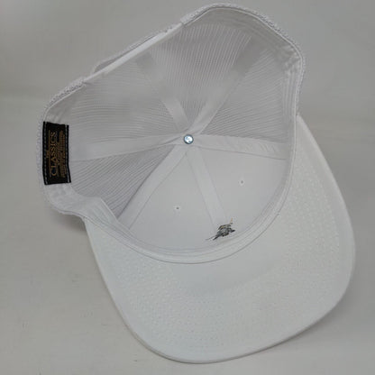 Christmas Tree Snapback Mesh Back Trucker Hat White One Size Yupoong
