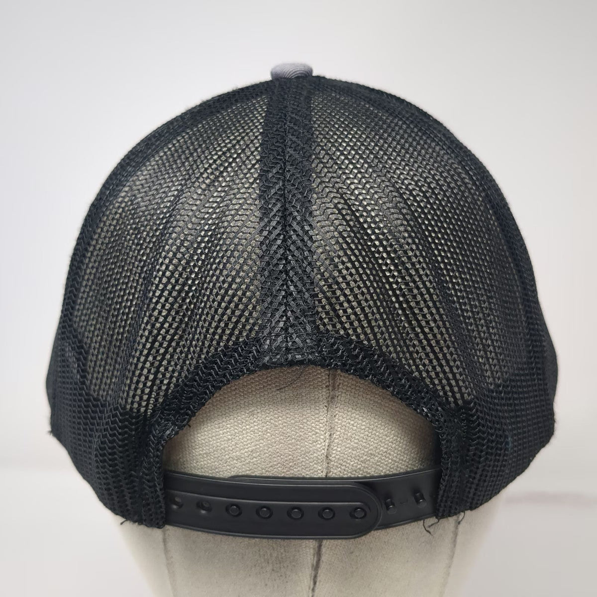 Port Authority Trucker Hat Gray Black One Size Mesh Snapback Terracon Logo