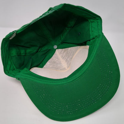 Wrag Time Transportation Express Truck & Air Freight Snapback Hat Green OS Rope