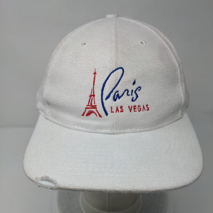 Paris Las Vegas Slideback Hat White One Size Embroidered Nissin