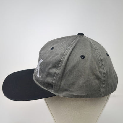 Fahrenheit Snapback Gray One Size Hat iPAK Embroidered Logo Cotton Adjustable