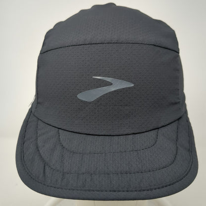 Brooks Baseball Cap Black One Size Running Lightweight Performance Hat