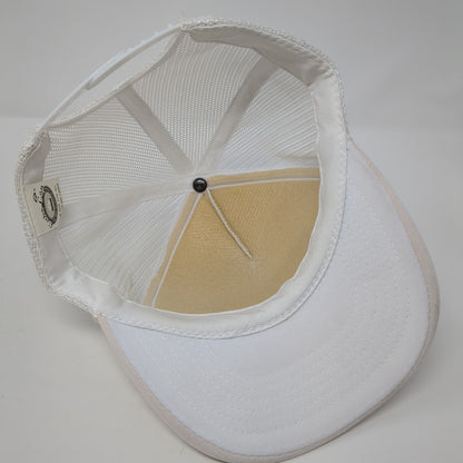 St. Luke's Medical Transport Snapback Trucker Hat White One Size Solid