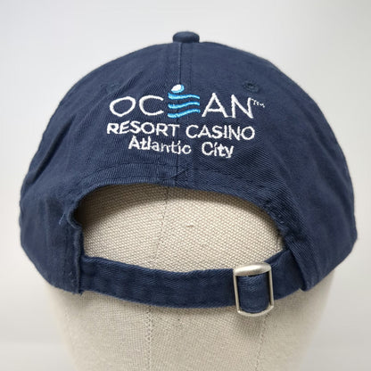 Ocean Resort Casino Blue One Size Baseball Cap Slideback Hat Atlantic City Logo