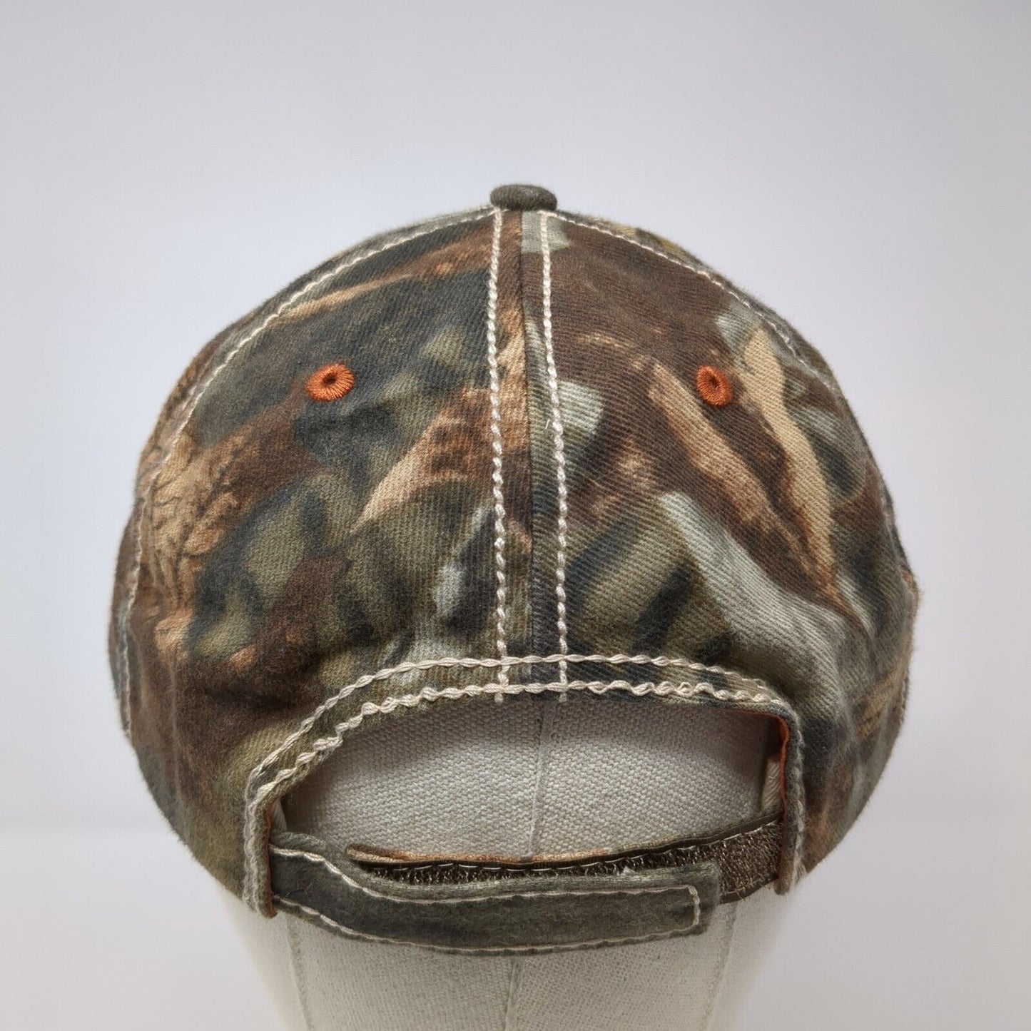 Bennett Supply Strapback Hat Camouflage One Size Adjustable Embroidered