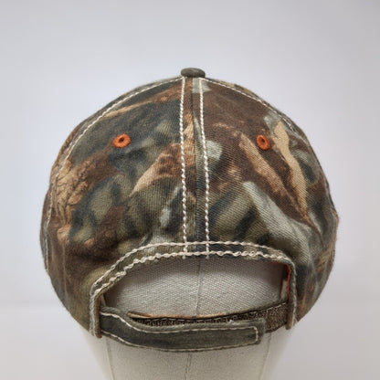 Bennett Supply Strapback Hat Camouflage One Size Adjustable Embroidered