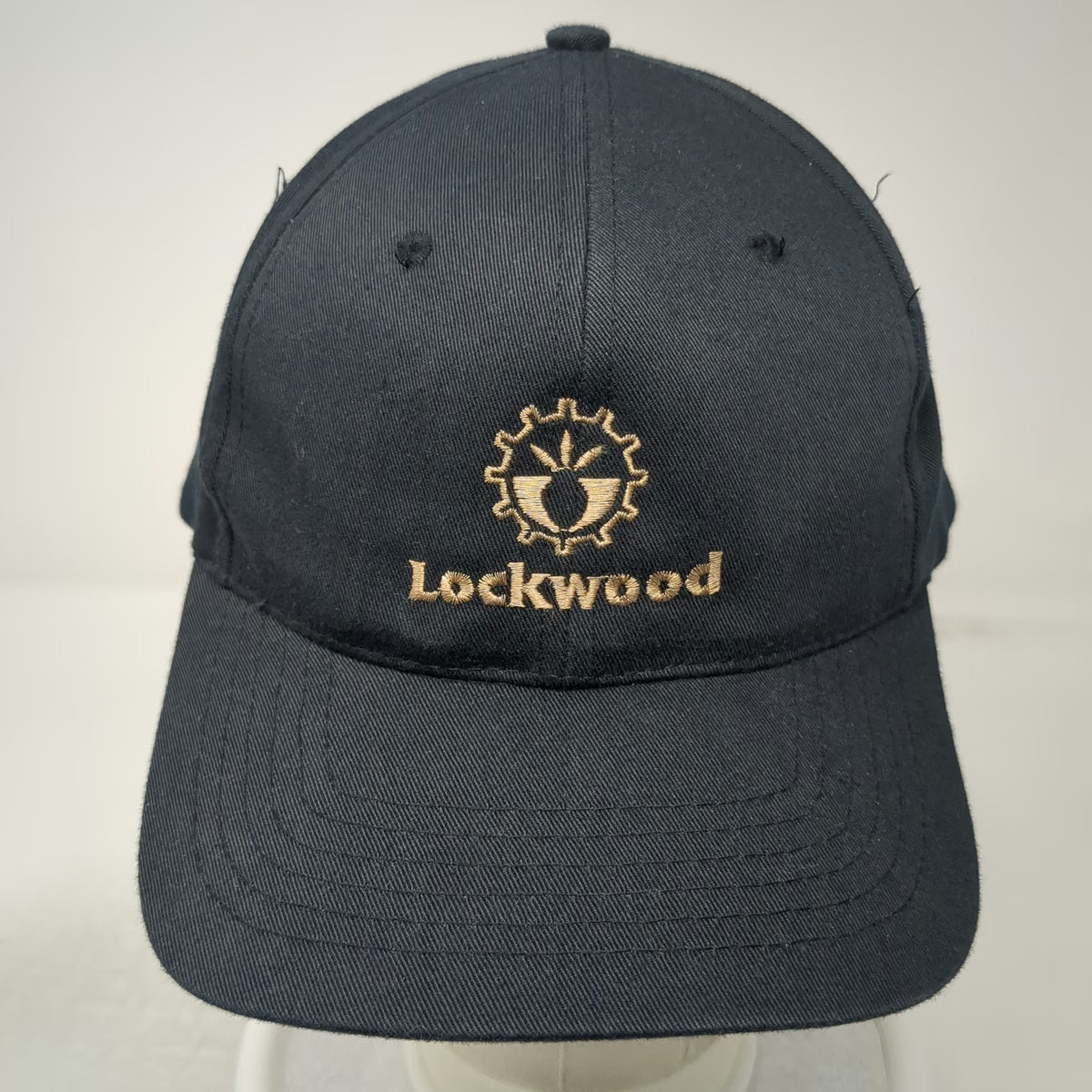 Tc Lockwood Gear Logo Black Baseball Cap One Size Adjustable Embroidered Hat