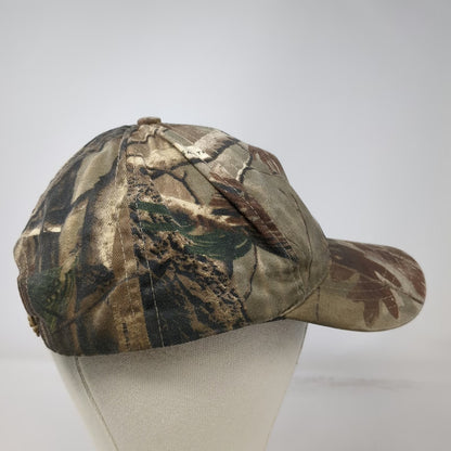 Competition Headwear Snapback Brown Camo Realtree Made In USA Hat Vintage