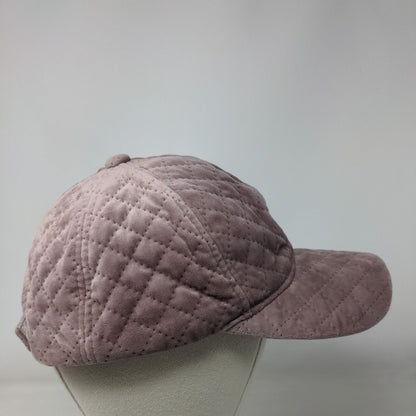 David And Young Strapback Hat Pink One Size Adjustable Quilted Blank 6 Panel