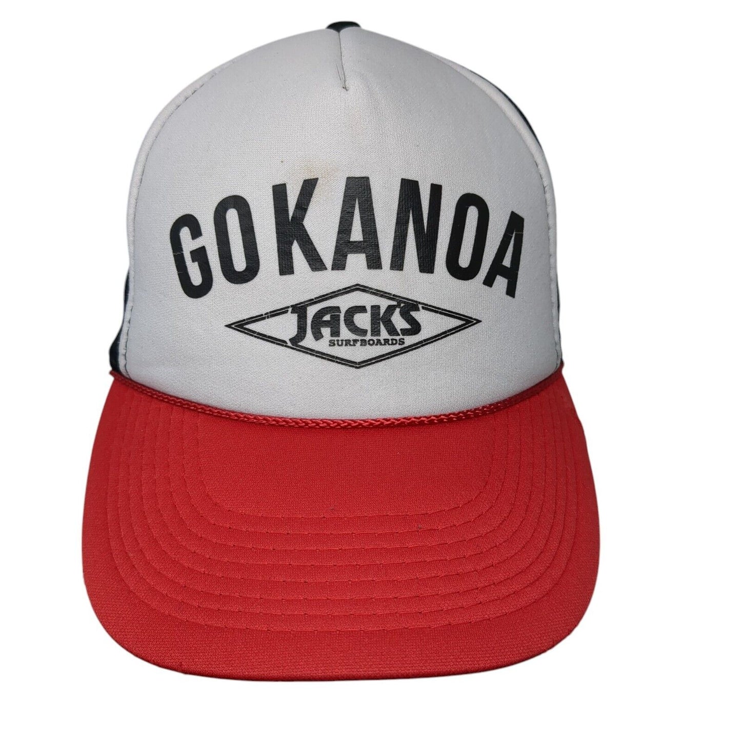 Go Kanoa Jacks Surfboards Snapback Rope Trucker Hat Multi One Size Otto