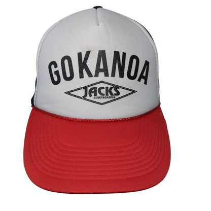 Go Kanoa Jacks Surfboards Snapback Rope Trucker Hat Multi One Size Otto