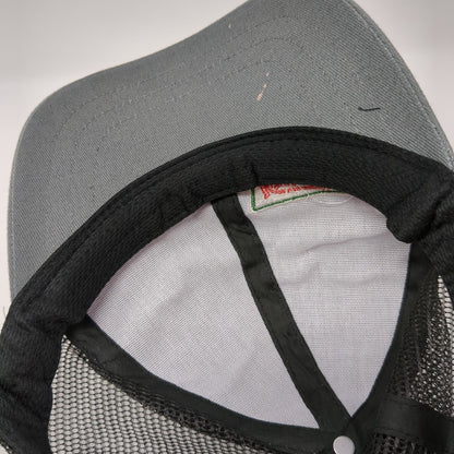 Krispy Kreme Doughnuts Snapback Trucker Hat Gray One Size Mesh Back 6 Panel