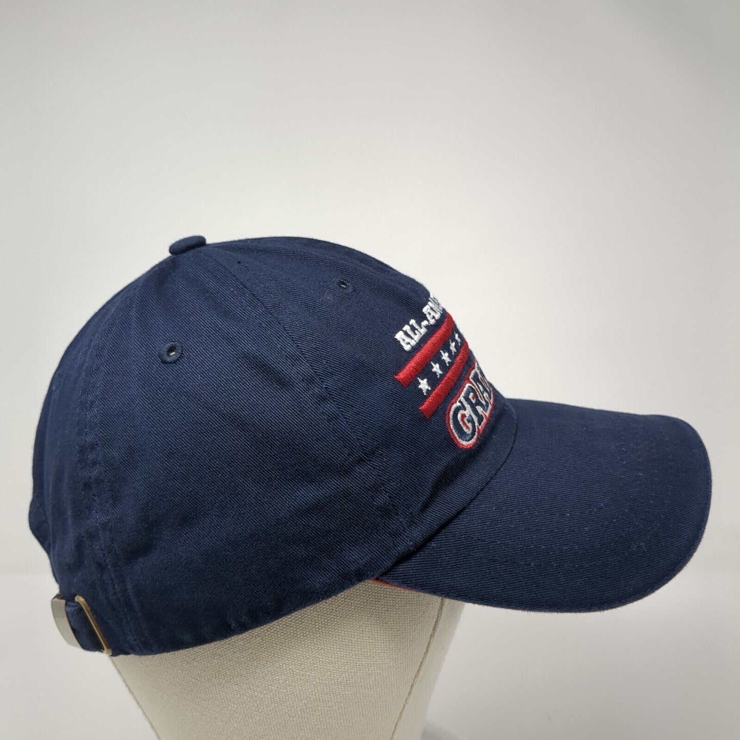 All-American Grandpa Slideback Hat Blue OS Adjustable Embroidered Patriotic