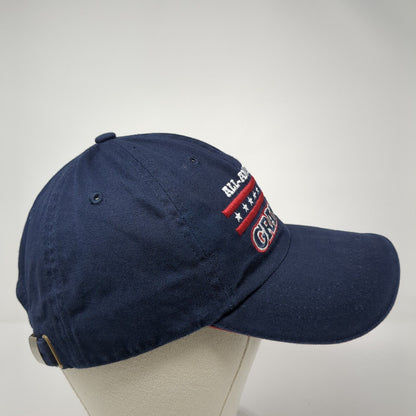 All-American Grandpa Slideback Hat Blue OS Adjustable Embroidered Patriotic