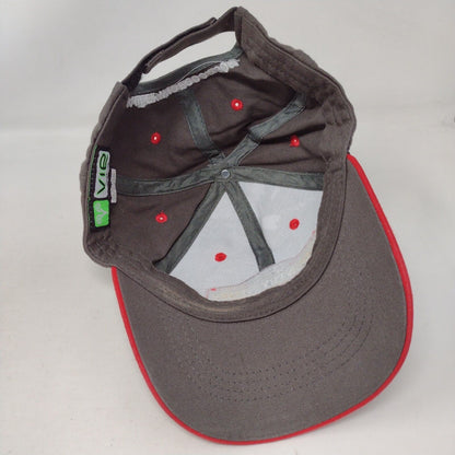 Valley Country Store Strapback Hat Gray OSFA Adjustable Embroidered
