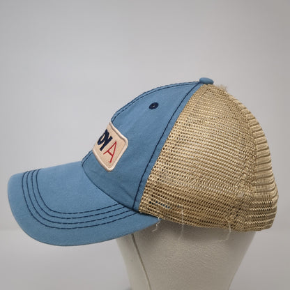 Lady A Strapback Trucker Hat Multicolor One Size Mesh Back Colorblock