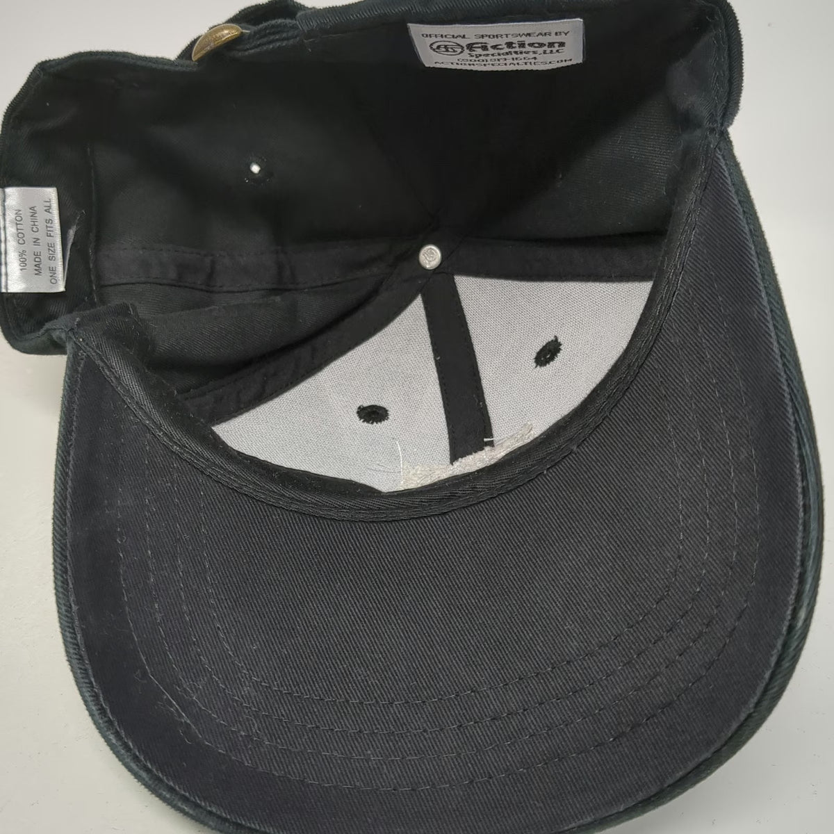 Action Specialties Petroleum Engineers Black Baseball Cap Hat One Size Slideback