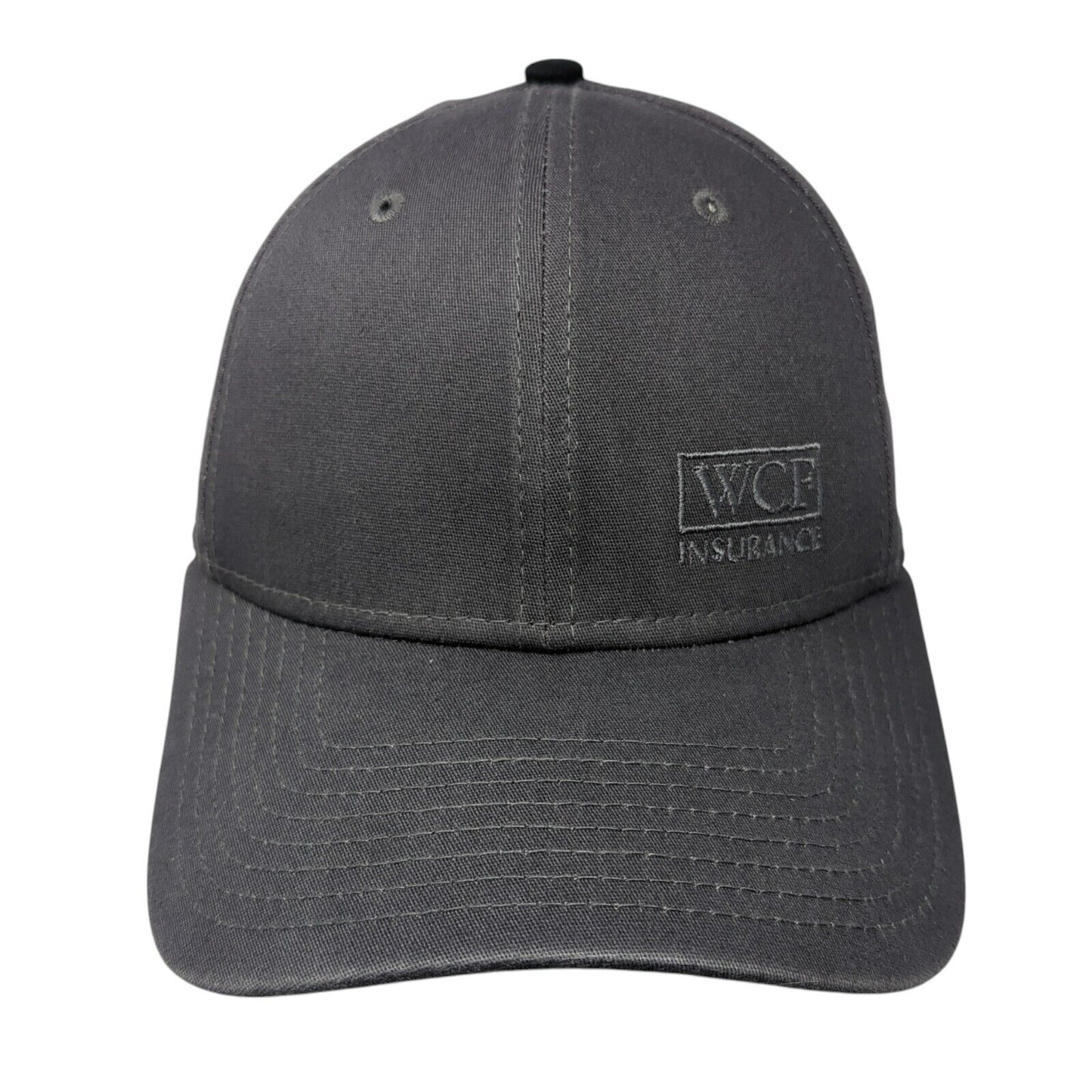 WCF Insurance Fitted Hat Gray S/M Embroidered Vented Holes 39Thirty New Era