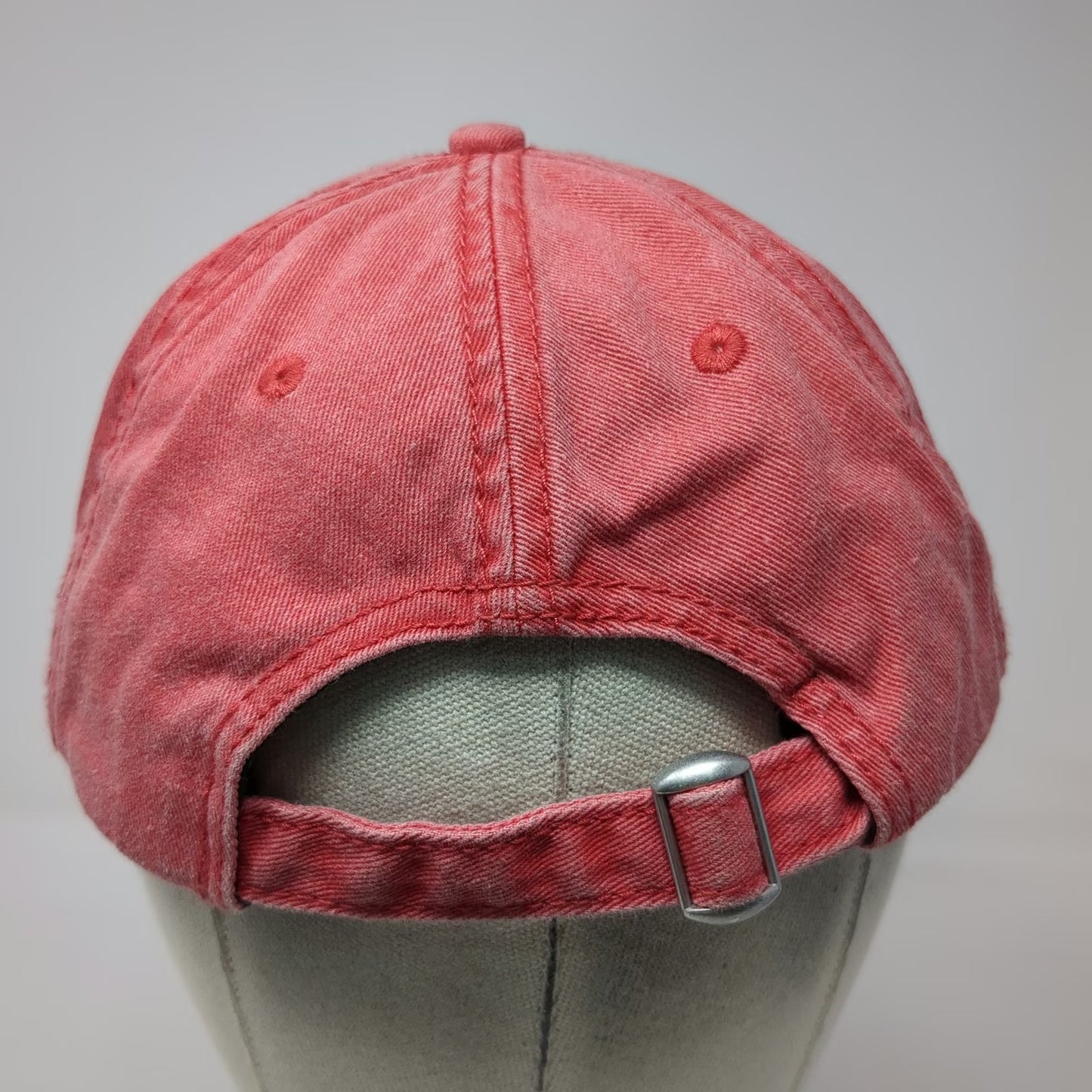 Sportsman Baseball Cap Red One Size Friendly River Music Cornish Maine Logo Hat
