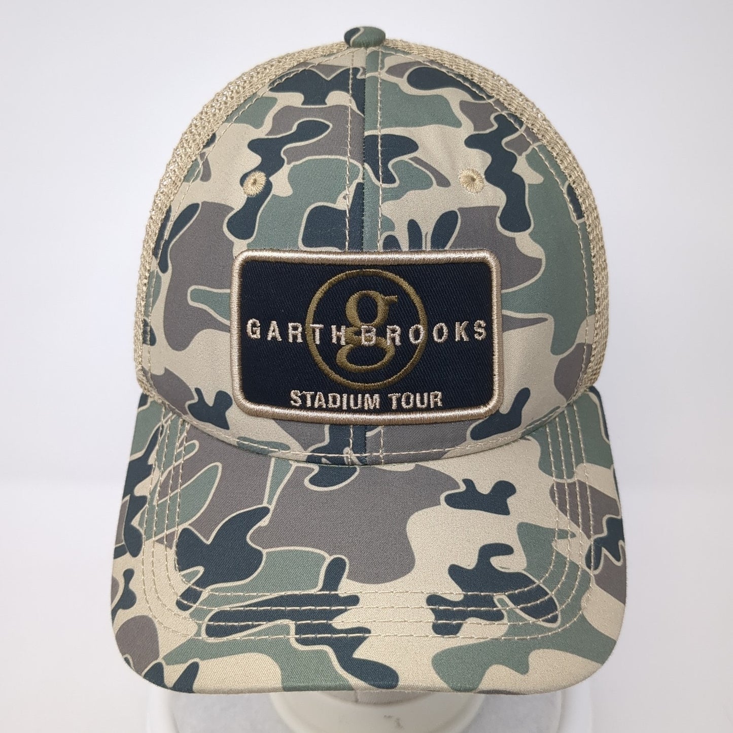 Garth Brooks Stadium Tour Snapback Trucker Hat Multi One Size Camo