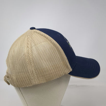 Otto Baseball Cap Blue Beige One Size Newman Swamp Rats Trap Club Mesh Back Hat