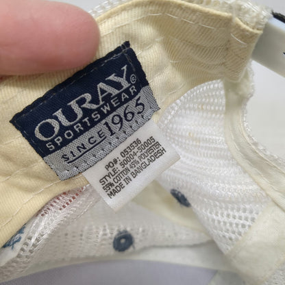 Ouray Regal Air Alaska Seaplane Trucker Hat Blue One Size Snapback Mesh Design
