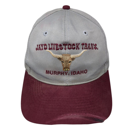 Jayo Livestock Trans. Murphy Idaho Snapback Hat Multi OS Adjustable Embroidered