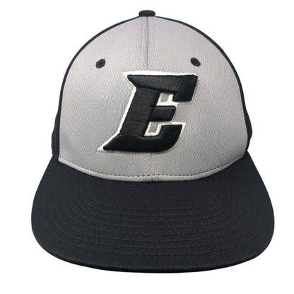 E Lions Fitted Hat Black Medium Embroidered Colorblock Richardson